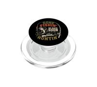 Gone Fishing Be Back To Go Hunting Diseño Vintage PopSockets PopGrip para MagSafe