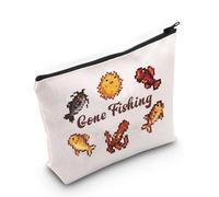Gone Fishing - Bolsa de maquillaje inspirada en videojuegos, regalo para amantes de los juegos, Gone Fishing Bag EU, Bolsa de cosméticos con impresión
