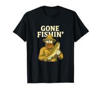 Gone Fishing Fisherman, divertido viaje de papá y tío, atrapa a todos Camiseta