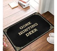 Gone Hunting Deer - Alfombra para exteriores, con cosas geniales para adolescentes y niños