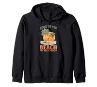 Gone To The Beach Be Back Never Relájate Verano Sudadera con Capucha