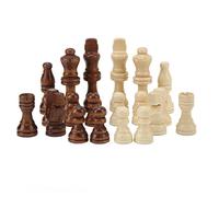 Gonetre 32 Piezas Piezas de Ajedrez de Ajedrez Torne de Reemplazo de de de Imitación de Madera de Madera de Plástico Liso de Desgaste de Superficie Resistente