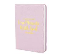 Gonetre 365 Daily Devotion para Mujer con Funda de Piel Sintética y | Tamaño Compacto Cabe en Bolso o Mochila, índice Temático con Marcapáginas, Cubierta Rosa con Letras Doradas, Ideal para