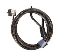 Gonetre Bloqueo de cable para laptop, bloqueo de cable de seguridad para laptop, bloqueo de cable para portátil con 2 llaves, prevención de robos, longitud flexible, bloqueo de cable de seguridad para