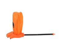 Gonetre Bolsa de Halloween de Forma de Palma Funny Candy Candy Candy Bouch con Largo para Niños Trick o Treat Party Favors Plasia Polyester Orange