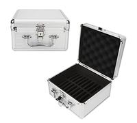 Gonetre Caja de Almacenamiento del Disco Duro 20 Bahías de Abdominales a Prueba de Golpes con Teclas de Bloqueo de Seguridad para Discos Duros de 2.5 Pulgadas Case de Protección Segura
