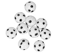 Gonetre Casa de Muñecas Balones de Fútbol en Miniatura de Fútbol, 10 Piezas, Escala 1:12, Decoración Deportiva Realista, Mini Accesorios de de Resina para Exhibición de Casa de