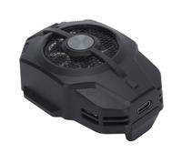 Gonetre Clip Trasero del Semiconductor del Refrigerador del Teléfono Celular, Radiador de Teléfono de Poco Ruido 5500R/min del Viento de Dos Velocidades para el Juego (Negra)