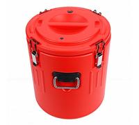 Gonetre Contenedor Aislado Comercial, Cubo de Almacenamiento de Alimentos Fríos y Calientes de Acero Inoxidable de 40 litros con Cubierta Superior Sellada, para Restaurante Cafetería Hogar