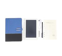 Gonetre Digital Smart Pen Notebook Board de Redacción Conjunto de Sincronización en Tiempo Real Digitalización 360 Grado Escritura Angular Reconocimiento BT5.0 Conectividad para (Azul)
