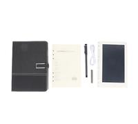 Gonetre Digital Smart Pen Notebook Board de Redacción Conjunto de Sincronización en Tiempo Real Digitalización 360 Grado Escritura Angular Reconocimiento BT5.0 Conectividad para (Negro)