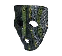Gonetre Halloween Mask Resin Innovative Pattern Horror Party Mask for Christmas Carnival Party Halloween Green 20x16cm