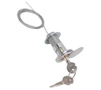 Gonetre Kit de Cerradura de Emergencia para Puerta de Garaje con Cable de Acero para Puertas Enrollables Universales