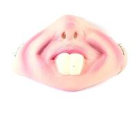Gonetre Máscaras de Halloween Funny Funny Comunor Transportable Látex Medio Face Mask Mask para Bar Dance Fiesta Celebración Halloween Multicolor 15x14cm (G)