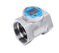 Gonetre Medidor de Flujo de Turbina de 3 Pulgadas 32-396GPM IPX7 | IPX7 a Prueba de Agua para Ambientes Húmedos, Protección EMI para Lecturas Estables, Admite Unidades GAL/QTS/PTS/L/M³,
