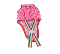 Gonetre Pañal Sanitario para Perritas, Suave, de Algodón, Transpirable, Cómodo, con Tirantes (No. 8 (XS) Se Recomienda Que Las Ventas se pongan)
