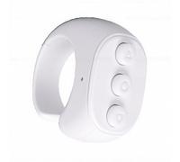 Gonetre Pasapáginas con Control Remoto para, Tableta, Teléfono, con Responsivo y de Aire, Bluetooth Recargable (Blanca)