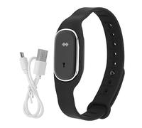 Gonetre Pulsera Repelente de Mosquitos, Bandas de Mosquitos Electrónicos Sonoros, Pulsera Repelente de Insectos, Reloj Repelente de Vigilancia USB Reloj de Pulsera Repelente Portátil (Negro)