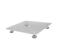 Gonetre Resin Leveling Platform Adjustable Acrylic Self Leveling Table for Resin Art Painting Baking Craft Projects 29x26cm