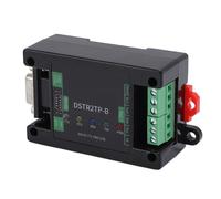 Gonetre RS232 TTL Módulo Convertidor de Puerto Serie de Grado Industrial DB9 DB9 Masculino a Adaptador TTL con Indicadores LED para Equipos de Automatización Industrial Material ABS ABS