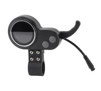 Gonetre Scooter Eléctrico LCD Pantalla Impermeable Material de ABS Duradero de 6 Pines Panel de Pantalla de Color del Conector de 10 Pulgadas para el Protocolo Universal del Scooter de