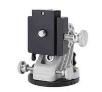 Gonetre Skywatcher Telescope Latitude Mount Adjustable 0 90 Degree Equatorial Base for Astrophotography and Astronomy Observation Aluminum Alloy 3 8 Inch (Black White)