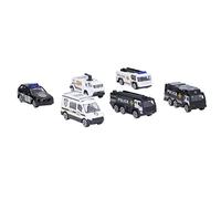 Gonetre SWAT Car Set 1:64 Aleación Metal Portable Portable Juguetes Educativos Die Casting Car SWAT Vehículo de Policía Modelo para Niños de Cumpleaños para Niños