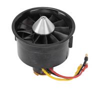Gonetre Ventilador con Conductos RC de 2900KV, Ventilador con Conductos Eléctrico de 64 Mm y 12 Aspas con Motor Outrunner Resistente Al Calor, para Aerodeslizador de Aviones de ala Fija