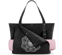 Gonex Bolsa de Yoga, Bolsa de Gimnasio para Yoga Impermeable con Múltiples Bolsillos para Mujeres y Hombres, Bolsa de Lona para Transportar Fácilmente el Tapete de Yoga, para Pilates Entrenamientos