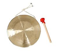 Gong - Campanas chinas de gong grandes de 36 a 80 cm, incluye el tono brillante de gongs, mazos y cuerdas para tratamiento de sonido, meditación y yoga (color: 70 cm, tamaño: )