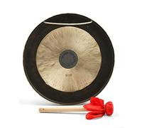 Gong chino gong grande 45-80 cm, calidad seleccionada a mano, muy adecuado para terapia de sonido, familia u oficina, gong de meditación (color: 50 cm, tamaño)