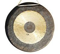 Gong Chino Tradicional, Incluye Mazo Y Cuerda For Colgar. Ideal For Sanación Con Sonido, Meditación Y Yoga. Sonido Relajante Seleccionado A Mano.(22inch)
