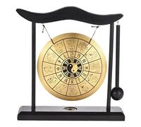 Gong con Mallet | Fácil de mantener Gong con soporte | Agreeable Sound Healing Instruments Wind Gong Desktop Gong Percussion Instruments as Oriental Furniture, Chinese Decor or Asian Adawd