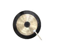 Gong de cobre, gong chino grande para tambores y Feng Shui, incluye martillo de gong
