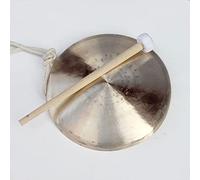 Gong de latón, Gong de escritorio Instrumentos de percusión Decoración zen Gong Instrumento musical(30cm)