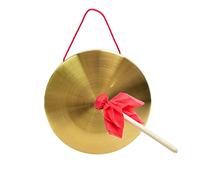 Gong de latón, Gong mini gong gong grande con soporte mini gong de escritorio Latón(15cm)