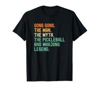 Gong Gong Man Myth Pickleball and Mahjong Chinese Grandpa Camiseta