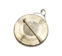 Gong grande hecho a mano - Gongs chinos, instrumento musical de percusión tradicional con mazo, regalo for yogo, meditación, juegos deportivos, entrenamiento de mascotas, advertencias (Color : 31CM)