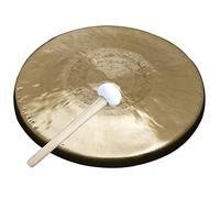 Gong - Instrumento tradicional chino de latón, hecho a mano, 30 cm o 28,5 cm con martillo (30 cm)