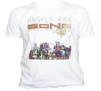 Gong Psychedelic Progressive Rock Music Band T Shirt Unisex Graphic Top White XL