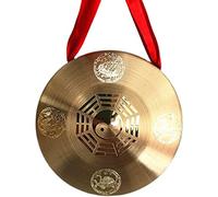 gong tibetano platillos gong 15-30Cm Cultura Taiji Chismes Seis Emperador Gong Gongxu Wuhuang Er Puerta negra a la puerta(Color:A,Size:25cm)