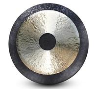 Gong tradicional chino de bronce, sonido calmante y hermosa calidad de lavado, aspecto tradicional y envejecido, ideal para curación con sonido, hogar, oficina (tamaño: 24 pulgadas)