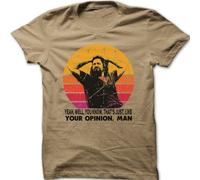 GONGGSHI The Dude Your Opinion Man The Big Lebowski Funny Jeff Bridges t-Shirt