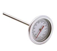 Gonglang Termómetro de Suelo para jardinería | Termómetro de Compostaje con Sonda de Acero Inoxidable 50CM,Termómetro de césped Termómetros de Temperatura Exterior para jardinería