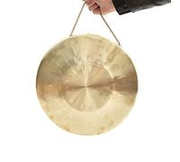 Gongs de bronce. Gong de 23 cm, instrumento de latón hecho a mano con baquetas, instrumento de percusión de estilo chino, adecuado for actuaciones en juegos, mini gong.(31cm)