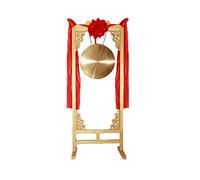 Gongs de bronce. Gong de celebración hecho a mano con mazo de 32 cm(1,42cm)
