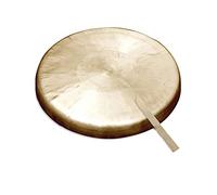 Gongs de bronce. Gong tradicional hecho a mano de 20 cm con martillo redondo.(2,20cm)