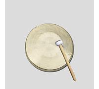 Gongs de bronce. Gong universal con mazo de 33 cm, instrumento de percusión tradicional chino, gong decorativo de latón(28cm)