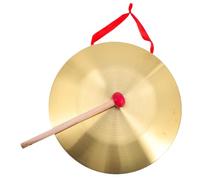 Gongs y platillos portátiles, Platillo de gong mano cobre portátil con mazo for fiesta festival