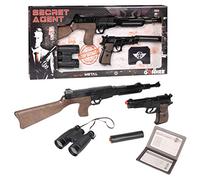 Gonher-Agente Secreto 8 Tiros/Caja, Multicolor, sin Talla (239/6) (239/3)
